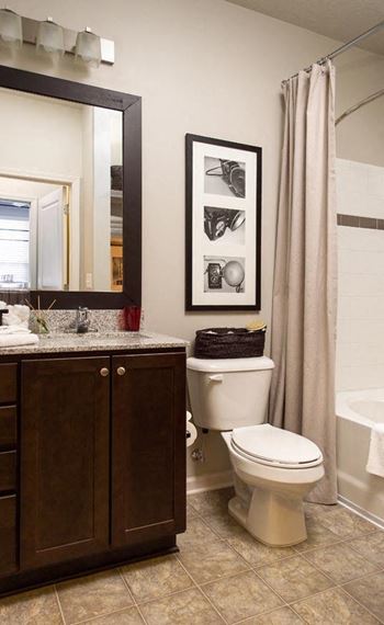 Model bathroom decor